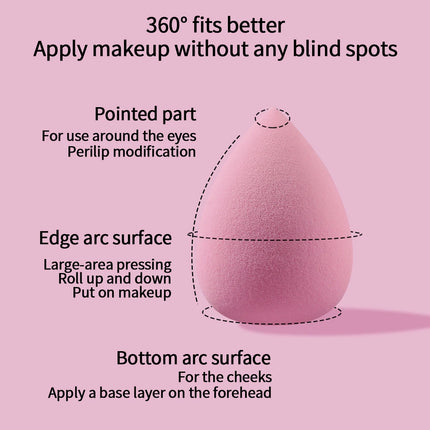 100/50/30/25/20/12 pieces super affordable large soft makeup sponge beauty egg set, no powder sticking portable makeup tool