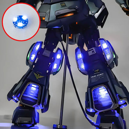 10pcs With Batteries 3-LED Magnetic Controlled Lights Plus 1pc Free Magnet Switch For Robots DIY Model Lighting Super Bright