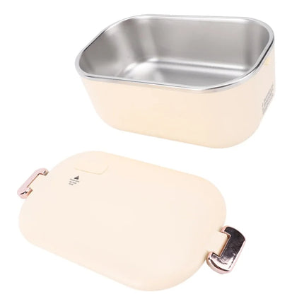 1L Electric Lunch Box Stainless Steel Food Warmer Portable Heating Meal Container For Office School Travel Camping Outdoor