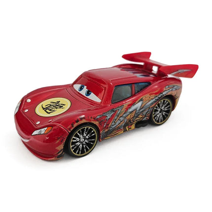 Mini Cars 3 2 Pixar Sheriff Lightning McQueen Lizzie Mater Sally Chick Hicks King Fritter Dinoco Diecast Metal Children Toy Gift