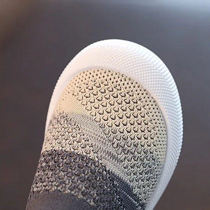 Size 20-31 Children Shoes Spring Autumn Kids Sneakers Soft Breathable Mesh Boys Slip-on Shoes Patchwork Color Girls Shoes