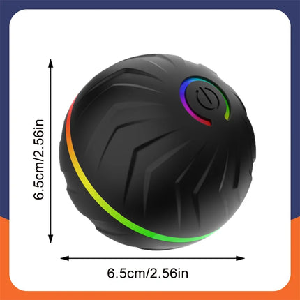 Interactive Smart Dogs Toys Balls - USB Automatic Moving Bouncing Ball for Puppy to Large dog-Electronic Pet Ball Christmas Gift