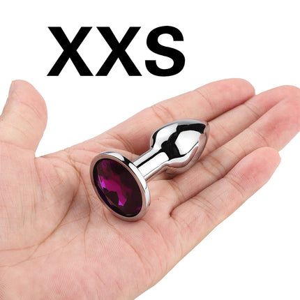 Metal Anal Plug Beginner To Expert 5 Size Butt Plug Dildos Adult Toys Tail Female/Male Prostate Massager Couples Adults Game