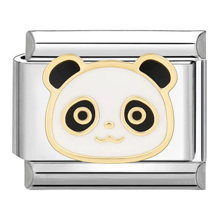 Pandach New Fashion Star Moon Black Cat Owl Lipstick Italian Charms Links Fit 9mm Bracelets Stainless Steel DIY Jewelry Making