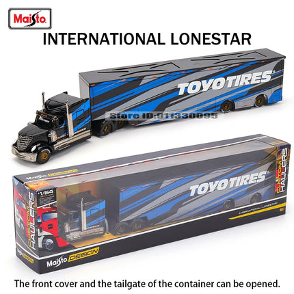 Maisto 1:64 MACK Anthem LoneStar UP Transport Casting Manufacturing Trailer Model Simulation Model Alloy Car Collection