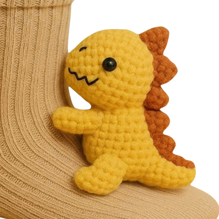 1 Pair New 3D Knit Animal Socks Dinasour Cartoon Embroidered Socks Animal Funny Socks for Women Teens Kids Home Legs Warme