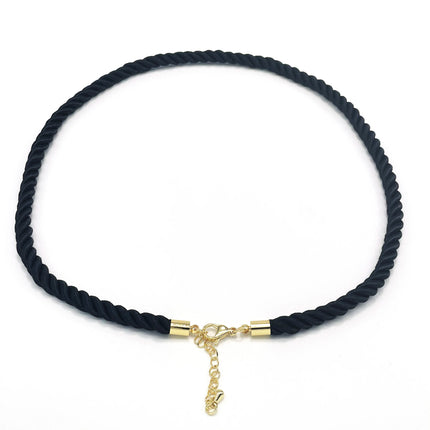 20Pcs Exaggerated Boho Metal Necklace Women Handmade Vintage Rope Nylon DIY Jewelry Making Accessories Wholesale