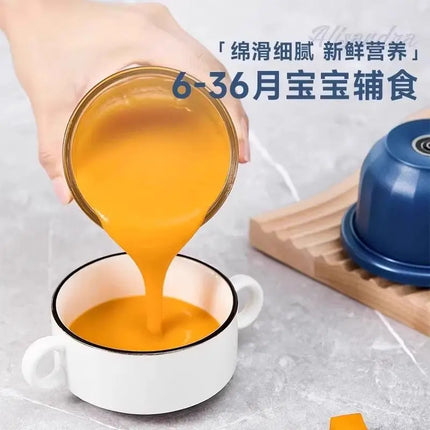 Electric garlic puree grinder, rechargeable 260ML onion, ginger, chili, vegetable grinder, and complementary food machine