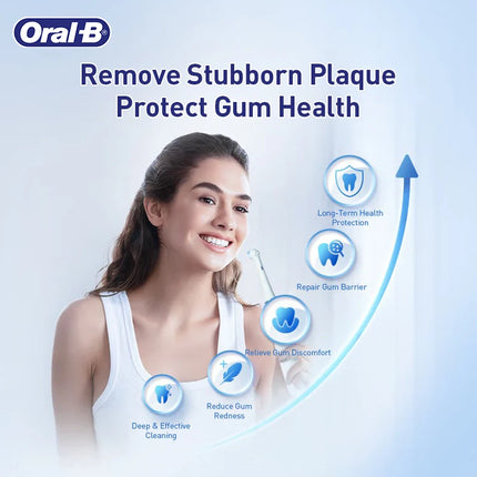 Oral-B iO3 Electric Toothbrush Black 1 Handle+Charger+4 Replacement Heads