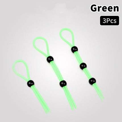 Adjustable Colorful Ejaculation Delay Erection Rings Rope Binding Ball Stretcher Sperm Penis Ring Male Lock Rope Adult Sex Toys