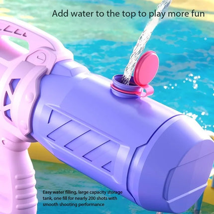 2026 Summer Single Double Nozzle Water Gun, Large Capacity Cartoon Unicorn Duck Water Gun, Outdoor Beach Water Play Toy
