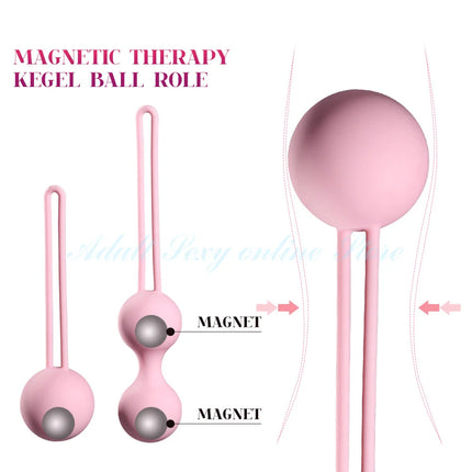 3Pcs/Set Kegel Ball Smart Ben Wa Geisha Balls Silicone Vaginal Chinese Egg For Woman Sex Toys
