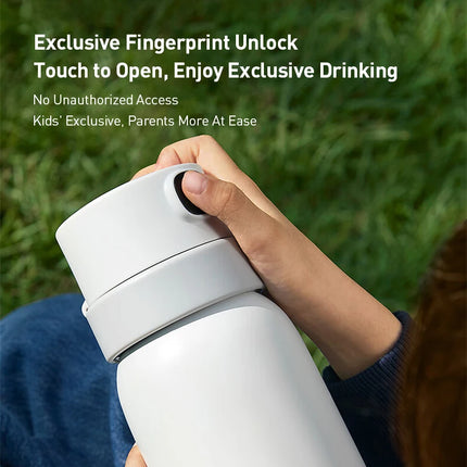 Philips 560ml Insulated cup, children's insulated cup,Safe water cup with fingerprint unlock and water temperature display