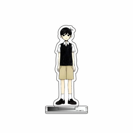 Game Omori 10cm Acrylic Figure SUNNY HERO KEL BASIL Standing Model Desktop Decoration Fan Collection Gift Keychain