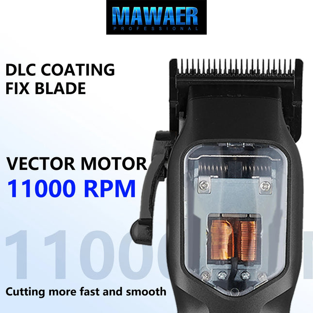 Hair Clipper Professional Hair Trimmer Adjustable Hair Cutting Machine Electric Hair Clipper with Charging Base