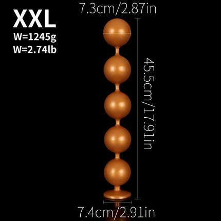 Super Big Anal Plug 7 Sizes Long Anal Beads Huge Butt Plug Prostate Massage Sex Toys For Men/Women Vaginal Anus Dilator Xxxxl 18
