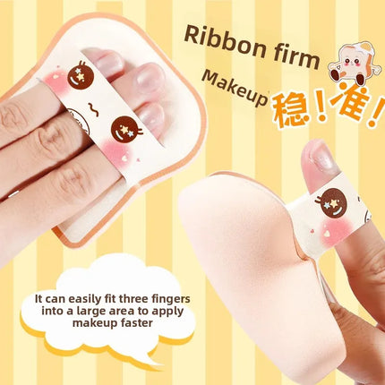 Xixi Food Toy Pineapple Bun Cotton Candy Sponge Cake Series Lightweight Natural Smooth Student Affordable Makeup Sponge