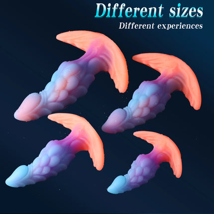 Colorful Wearable Anal Plug Butt Plug Luminous Dildo Prostate Massage Anal Dilator Wear Sex Toys for Women Men Adult Buttplug