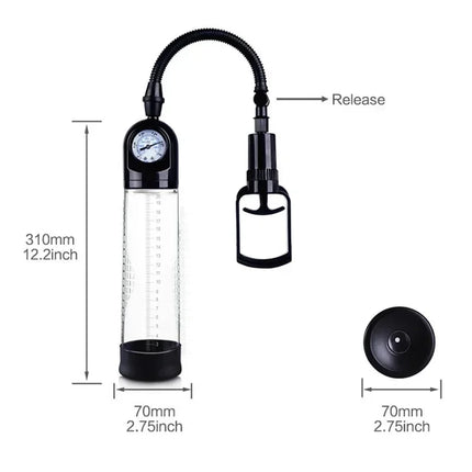 Manual Penis Pump Sex Toys for Men Penis Enlargement Vacuum Pump for Enhancement Male Masturbator Adult Penis Extender Too