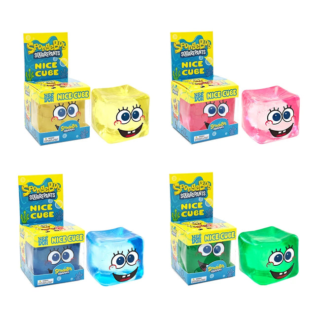Spongebob Needoh Nice Cube Fidget Toy Stress Relief Sensory Cube For ADHD Focus Office Desk Calming Gadget