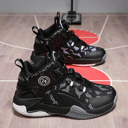 Kids Basketball Shoes Boys Sneakers Non-slip Child Trainer Basket Shoes Outdoor Children Sport Shoes