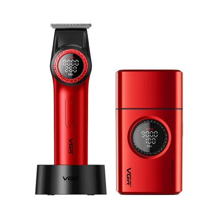 VGR 977 377 new hair trimming set, high-end men's hair clipper, intelligent shaver, whitening device, multifunctional electric c
