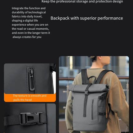 Trendy Backpack, Unisex Casual Backpack, Outdoor Short-Trip Travel Bag, Personalized Laptop Backpack, Large-Capacity Multi-Functional Storage Bag