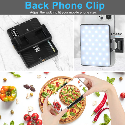 Selfie Light with Clip Phone Fill Light LED Video Light for iPhone Samsung Huawei Mobile Phone iPad Laptop Camera Tiktok Makeup