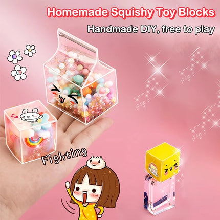 Double-Sided Nano Tape for DIY Craft, Bubble Blowing Pinch Toy, High Adhesive Colorful Reusable, Non-Marking.