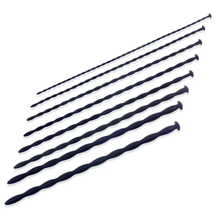 4PCS Urethral Sounds Kit, Beaded Penis Plug Urethral Dilator Cock Stimulation Masturbator Massager BDSM CBT