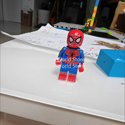 New 5cm Marvel Spider-Man Venom Building Block Figures Assembleable Figure Desktop Ornament Decorations Best Gifts for Childrens
