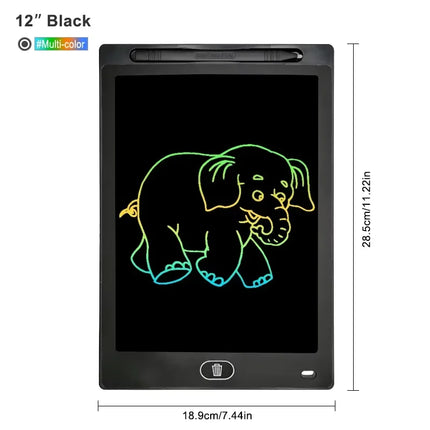 10/12/16 Inch LCD Writing Tablet Drawing Board Montessori Educational Drawing Toys For Kids Students Magic Blackboard Toy Gifts