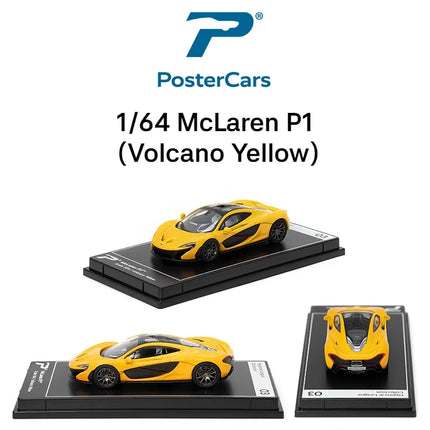 Postercars 1/64 Toy Car Model Lamborghini McLaren Bugatti Koenigsegg Pagani Aston Martin Diecast Vehicle Miniature Free Wheels
