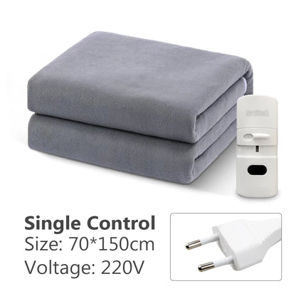 220V Electric Blanket Automatic Thermostat Electric Heating Blanket Body Warmer Thermal Mattress for Winter Home Office Use