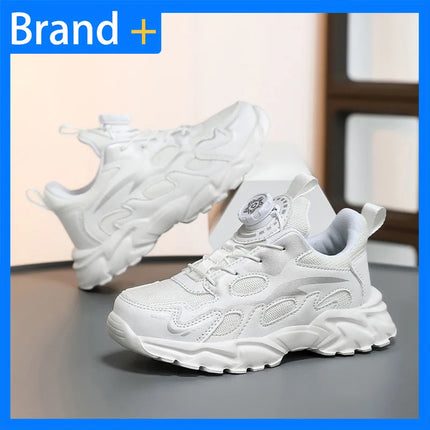 Children Sports Shoes Spring Breathable Mesh Lightweight Comfort Outdoor Leisure Running Shoes 2026 New Versatile Sports Shoes