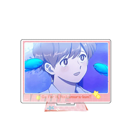Go For It, Nakamura! New style Okuto Nakamura Aiki Hirose 15CM Cute Anime Acrylic Stand keychain Cosplay Desk Decor Collect gift