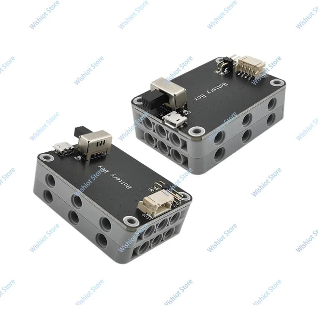 MOC Rechargeable 9V Battery Box Power Output Support M/L/XL Motor Forward/Reverse Control Compatible with Legoeds Building Block