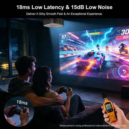 Everycom HQ11W 3600 ANSI 4K Full HD Projector Android 15 3G 64G Home Theater WiFi6 Smart TV Movie Gaming Projectors Beamer