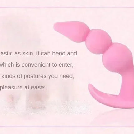 Silicone Anal Beads Plug Vaginal G-spot Massager for Women Couple Bullet Adult Masturbation Vibrator Sex Toys
