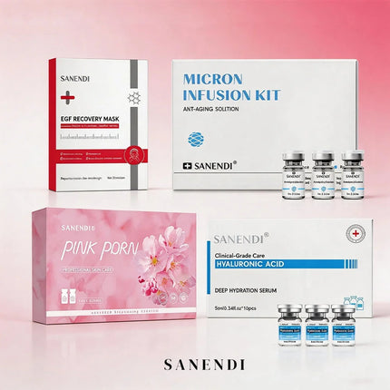 10vials Pink PDRN Salmon DNA Facial Serum For DermaPen Face Glow Peptide Hyaluronic Acid Brighten Cocktail Korean Skin Care Set