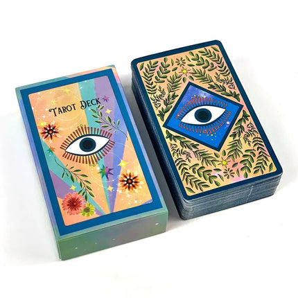 Hot-selling Tarot Cards 78 Exquisite Oracle Cards English Visions Fate Divination Edition Borad Playing Games For Easy Beginners