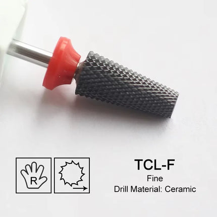 Tapered Barrel Nail Drill Bits Carbide Nails Grinding Head Milling Cutter 4XC Hard Soft Gel Removal Polishing DIY Tools