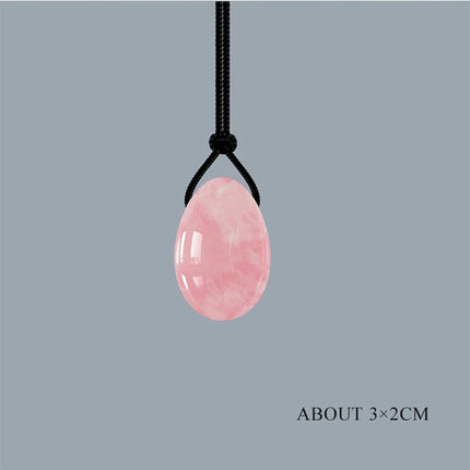 Natural Yoni Egg Set Rose Quartz Jade Eggs Women Kegel Exerciser Feminine Muscles Tightening Hygiene Health Care Massage Stone