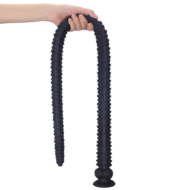New 100cm Super Long Butt Plug Soft Thread Large Anal Whip In-Depth Anal Dildo Masturbator Anal Stimulator Sex Toy For Men Women