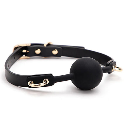 Black Silicone Mouth Gag Ball Adjustable Belt Mouth Sex Toys For Adult SM Games Sexy Shop Erotic Accessories Flirting toys ﻿
