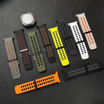 Ocean Strap for Samsung Galaxy Watch Ultra 2025 Sports Silicone Band for Galaxy Watch 8-7 Ultra 47mm Official Original Wristband