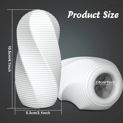 Manual Sucking Extrusion Male Masturbators, Portable Transparent Pocket Pussy Stroker Vagina Textured Blowjob Machine Toys Penis