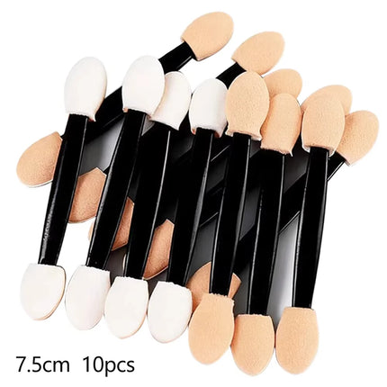 10/30/300pcs Double Ended Eyeshadow Brush Eyeshadow Applicators 6.2cm Makeup Sponge Brushes For Women Cosmetic Beauty Tool