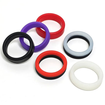 Cock Ring Durable Silicone Penis Rings Male Delayed Ejaculation Rubber Rings Sex Toy For Men Couple Stretcher Scrotum Rings