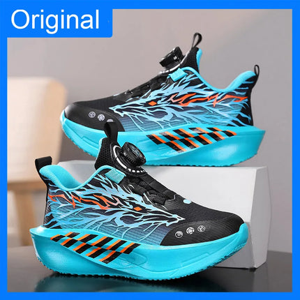 Children Sports Shoes Light Comfort Soft Wear-resistant Mesh Summer Outdoor Running Shoes New Thick Soled Damping Sneakers